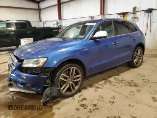 2016 Audi SQ5 Premium Plus with VIN WA1CCAFPXGA060901, listed as a Copart auction lot 58714495 with 64,021 mi miles and Salvage title. Bid and sale history available at DreamBid. Image 1.