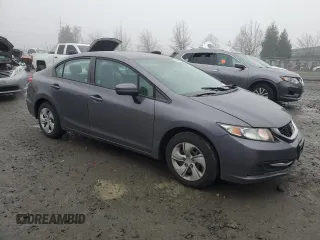 2014 Honda Civic Sedan LX with VIN 19XFB2F59EE263752, listed as a Copart auction lot 88976505 with 139,897 mi miles and Salvage Title. Bid and sale history available at carsss.com. Image 4.