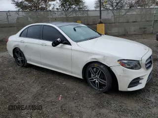 2020 Mercedes-Benz E 350 with VIN WDDZF8DB2LA707167, listed as a Copart auction lot 43819075 with 38,342 mi miles and Salvage Title. Bid and sale history available at DreamBid. Image 4.