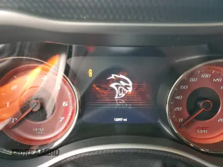 2023 Dodge Charger SRT Hellcat Widebody Jailbreak with VIN 2C3CDXL90PH553374, listed as a Copart auction lot 87508145 with 12,897 mi miles and Salvage Title. Bid and sale history available at carsss.com. Image 9.