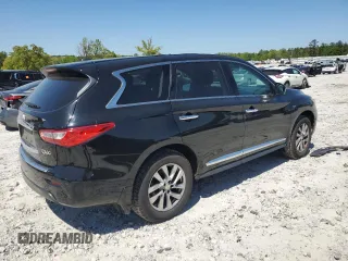 2014 Infiniti QX60 with VIN 5N1AL0MM6EC510069, listed as a Copart auction lot 53348075 with 132,356 mi miles and Salvage Title. Bid and sale history available at carsss.com. Image 3.