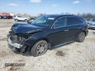2017 Acura MDX w/Technology Pkg with VIN 5J8YD4H53HL001749, listed as a Copart auction lot 51074635 with 126,871 mi miles and Salvage Title. Bid and sale history available at carsss.com. Image 1.