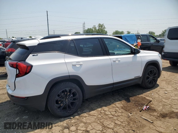 2021 GMC Terrain SLT with VIN 3GKALVEV5ML385565, listed as a Copart auction lot 60694045 with 109,930 mi miles and Non repairable. Bid and sale history available at DreamBid. Image 3.