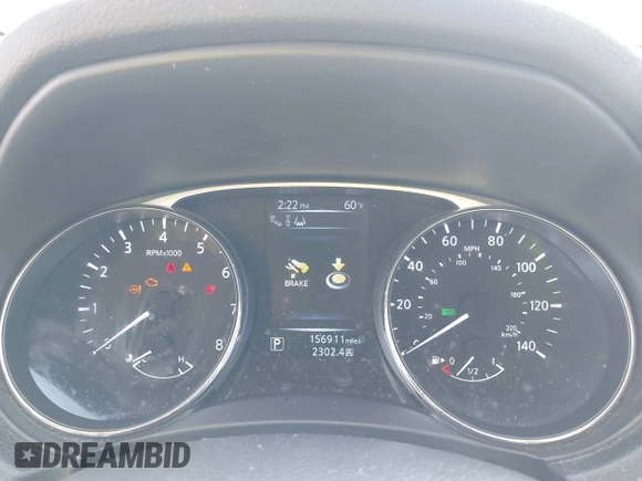 2015 Nissan Rogue SV with VIN 5N1AT2MV0FC816979, listed as a IAAI auction lot 41787430 with 156,911 mi miles and . Bid and sale history available at carsss.com. Image 7.