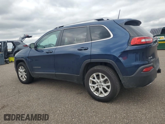 2018 Jeep Cherokee Latitude Plus z VIN 1C4PJMLX8JD607124, wystawiony jako Copart lot #62834735 z przebiegiem 131 690 mil mil oraz Szkoda całkowita • Salvage title. Historia ofert i sprzedaży dostępna na DreamBid. Obrazek 2.