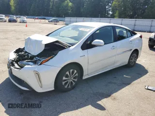 2022 Toyota Prius LE with VIN JTDL9MFU6N3039296, listed as a Copart auction lot 55056585 with 46,167 mi miles and Salvage title. Bid and sale history available at DreamBid. Image 1.