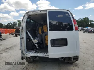 2017 Chevrolet Express Passenger LT with VIN 1GAZGPFG2H1180404, listed as a Copart auction lot 56962715 with 89,706 mi miles and Salvage title. Bid and sale history available at DreamBid. Image 6.