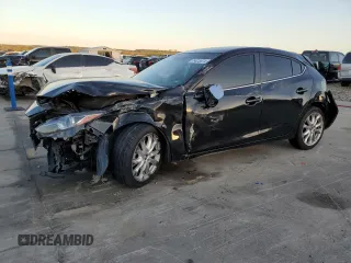 2014 Mazda 3 S Touring with VIN JM1BM1L34E1103688, listed as a Copart auction lot 79413874 with 48,667 mi miles and Salvage Title. Bid and sale history available at DreamBid. Image 1.