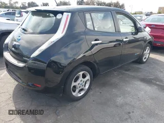 2011 Nissan LEAF SL-e with VIN JN1AZ0CP3BT006608, listed as a IAAI auction lot 41631300 with 60,831 mi miles. Bid and sale history available at carsss.com. Image 4.