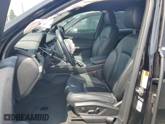 2019 Audi Q7 Premium with VIN WA1AHAF79KD040915, listed as a Copart auction lot 53300495 with 54,295 mi miles and Salvage title. Bid and sale history available at DreamBid. Image 7.