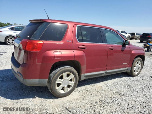 2010 GMC Terrain SLE-1 with VIN 2CTALBEW1A6312135, listed as a Copart auction lot 53206855 with 191,602 mi miles and Clean Title. Bid and sale history available at carsss.com. Image 3.