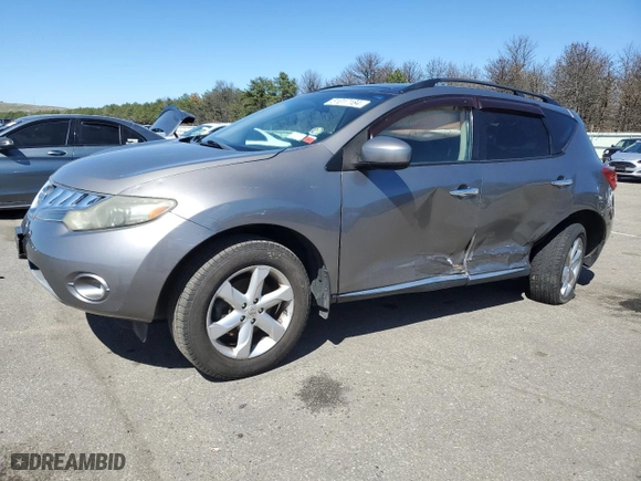 2009 Nissan Murano SL with VIN JN8AZ18W79W140649, listed as a Copart auction lot 51017184 with 135,056 mi miles and Salvage Title. Bid and sale history available at carsss.com. Image 1.
