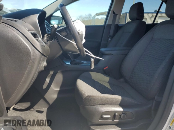 2021 Chevrolet Equinox LT with VIN 3GNAXKEV4MS154684, listed as a Copart auction lot 50693285 with 34,312 mi miles and Salvage Title. Bid and sale history available at DreamBid. Image 7.