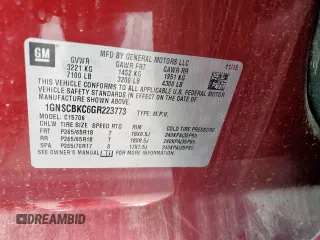2016 Chevrolet Tahoe LT z VIN 1GNSCBKC6GR223773, wystawiony jako Copart lot #53077505 z przebiegiem 102 608 mil mil oraz Szkoda całkowita • Salvage title. Historia ofert i sprzedaży dostępna na DreamBid. Obrazek 13.