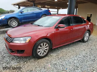2015 Volkswagen Passat 1.8T Wolfsburg Ed with VIN 1VWAT7A35FC011464, listed as a Copart auction lot 53914225 with 115,240 mi miles and Clean Title. Bid and sale history available at carsss.com. Image 1.