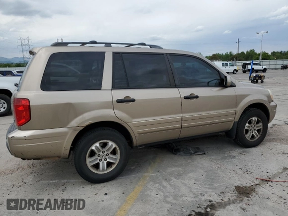 2005 Honda Pilot EX-L z VIN 2HKYF185X5H531689, wystawiony jako Copart lot #58273755 z przebiegiem 212 924 mil mil oraz Nie do naprawy • Non repairable. Historia ofert i sprzedaży dostępna na DreamBid. Obrazek 3.