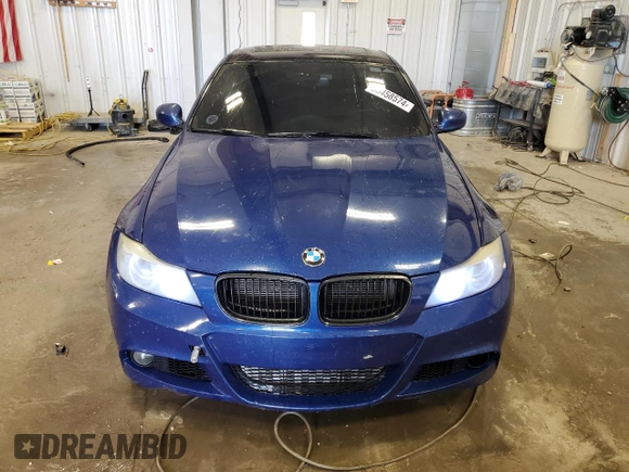 2011 BMW 3 Series 335i with VIN WBAPM5C56BE578579, listed as a Copart auction lot 85458574 with 155,820 mi miles and Salvage Title. Bid and sale history available at carsss.com. Image 5.