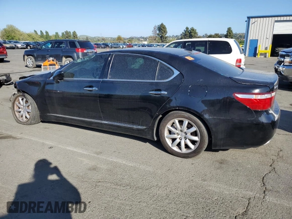 2008 Lexus LS 460 L with VIN JTHGL46F985027252, listed as a Copart auction lot 54337865 with Not provided miles and Non repairable. Bid and sale history available at DreamBid. Image 2.