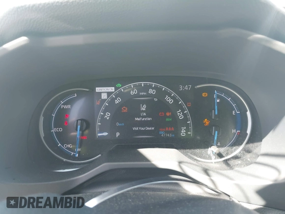 2023 Toyota RAV4 Hybrid XLE Premium with VIN JTMB6RFV4PD098886, listed as a IAAI auction lot 42112706 with 47,743 mi miles and . Bid and sale history available at DreamBid. Image 7.