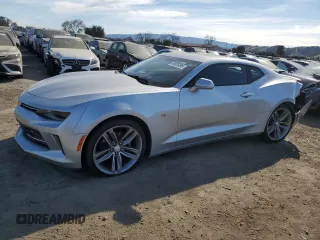 2018 Chevrolet Camaro 1LT with VIN 1G1FB1RS8J0123165, listed as a Copart auction lot 46526395 with 48,974 mi miles and Salvage Title. Bid and sale history available at carsss.com. Image 1.