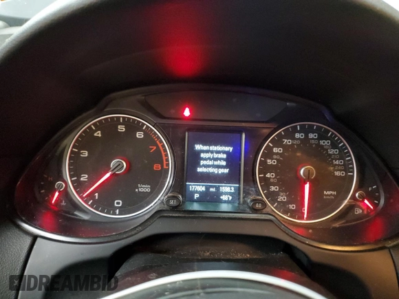2015 Audi Q5 Premium Plus with VIN WA1LFAFP7FA111955, listed as a Copart auction lot 60423655 with 177,604 mi miles and Salvage title. Bid and sale history available at DreamBid. Image 9.