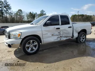 2008 Dodge Ram 1500 SLT with VIN 1D7HA18N78S606052, listed as a Copart auction lot 43757965 with 207,687 mi miles and Salvage Title. Bid and sale history available at carsss.com. Image 1.