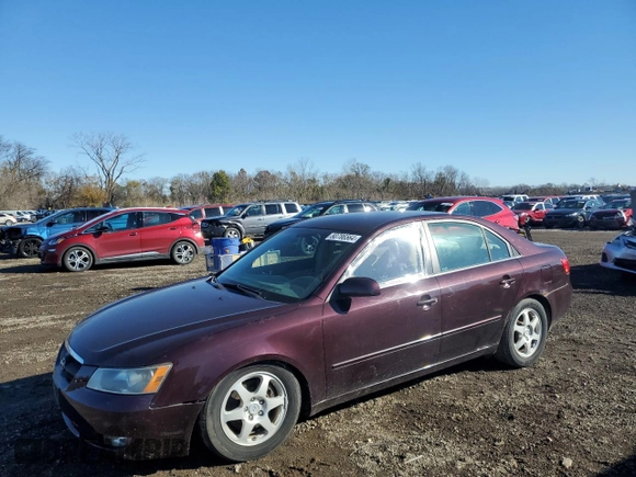2006 Hyundai Sonata GLS with VIN 5NPEU46F76H090837, listed as a Copart auction lot 80786564 with 109,886 mi miles and Clean Title. Bid and sale history available at DreamBid. Image 1.