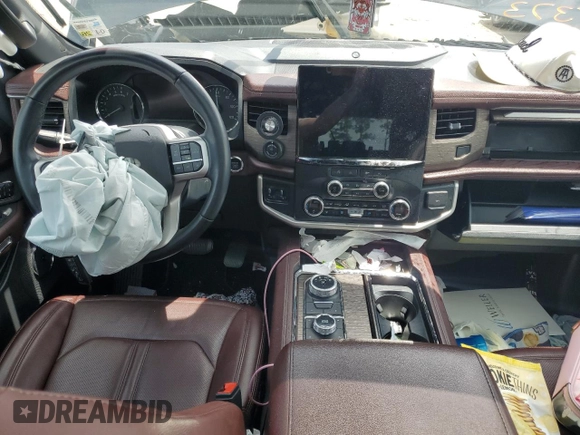 2023 Ford Expedition Max Limited with VIN 1FMJK2A83PEA48373, listed as a Copart auction lot 59055695 with Not provided miles and Salvage title. Bid and sale history available at DreamBid. Image 8.