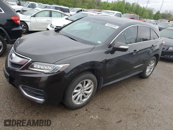 2016 Acura RDX Tech Pkg with VIN 5J8TB4H52GL028133, listed as a Copart auction lot 49358204 with 91,890 mi miles and Clean Title. Bid and sale history available at carsss.com. Image 1.