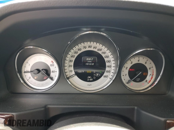 2013 Mercedes-Benz GLK 350 with VIN WDCGG5HB5DG053636, listed as a Copart auction lot 65253204 with 101,618 mi miles and Salvage Title. Bid and sale history available at DreamBid. Image 9.