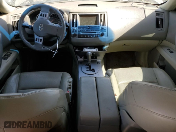 2005 Infiniti FX35 with VIN JNRAS08W15X217708, listed as a Copart auction lot 68580594 with 0 mi miles and Salvage Title. Bid and sale history available at carsss.com. Image 8.