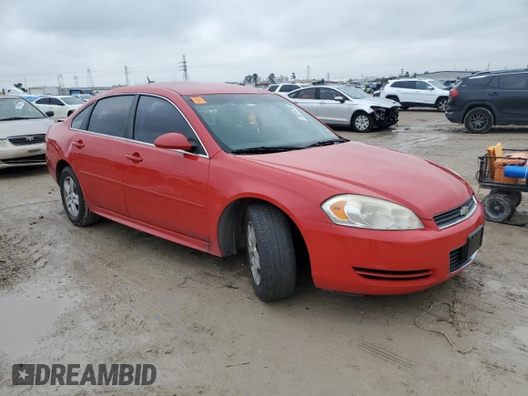2010 Chevrolet Impala LS with VIN 2G1WA5EK1A1168324, listed as a Copart auction lot 89249795 with 179,031 mi miles and Salvage Title. Bid and sale history available at DreamBid. Image 4.