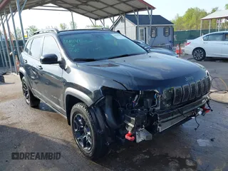2022 Jeep Cherokee Trailhawk with VIN 1C4PJMBX1ND533715, listed as a IAAI auction lot 42041057 with 65,487 mi miles and . Bid and sale history available at DreamBid. Image 1.