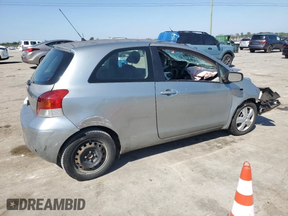 2011 Toyota Yaris with VIN JTDJT4K32B5325667, listed as a Copart auction lot 74665364 with 0 mi miles and Salvage Title. Bid and sale history available at carsss.com. Image 3.