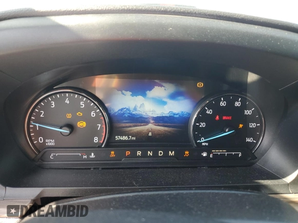 2020 Ford Explorer Limited with VIN 1FMSK7FH0LGB33163, listed as a Copart auction lot 52558555 with 57,486 mi miles and Salvage Title. Bid and sale history available at carsss.com. Image 9.