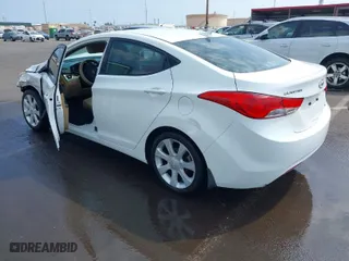 2013 Hyundai Elantra GLS PZEV with VIN 5NPDH4AE4DH294023, listed as a IAAI auction lot 41570524 with 1 mi miles. Bid and sale history available at carsss.com. Image 3.