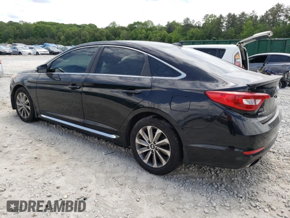 2015 Hyundai Sonata 2.4L Sport with VIN 5NPE34AF9FH061091, listed as a Copart auction lot 54510155 with 233,664 mi miles and Clean Title. Bid and sale history available at carsss.com. Image 2.