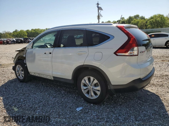 2013 Honda CR-V EX-L with VIN 5J6RM3H76DL014479, listed as a Copart auction lot 51075315 with 98,279 mi miles and Salvage Title. Bid and sale history available at DreamBid. Image 2.
