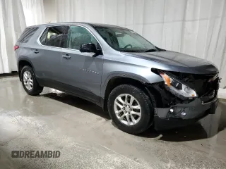 2020 Chevrolet Traverse LS with VIN 1GNEVFKW4LJ267174, listed as a Copart auction lot 53583505 with 71,416 mi miles and Salvage title. Bid and sale history available at DreamBid. Image 4.