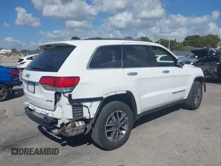 2020 Jeep Grand Cherokee Limited with VIN 1C4RJEBG8LC280832, listed as a IAAI auction lot 41565912 with 41,766 mi miles. Bid and sale history available at carsss.com. Image 4.