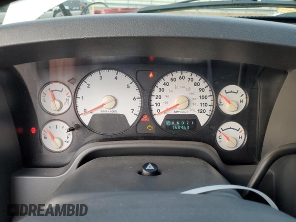 2006 Dodge 1500 SLT with VIN 1D7HU16N16J164298, listed as a Copart auction lot 76703694 with 153,463 mi miles and Salvage Title. Bid and sale history available at DreamBid. Image 9.