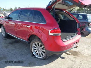 2012 Lincoln MKX with VIN 2LMDJ6JK3CBL06887, listed as a IAAI auction lot 41871768 with 117,421 mi miles. Bid and sale history available at carsss.com. Image 3.