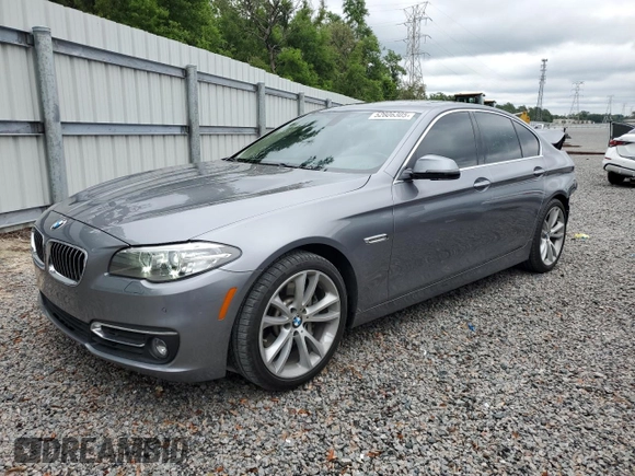 2016 BMW 5 Series 535i with VIN WBA5B1C51GG552828, listed as a Copart auction lot 52006305 with 41,331 mi miles and Salvage Title. Bid and sale history available at DreamBid. Image 1.