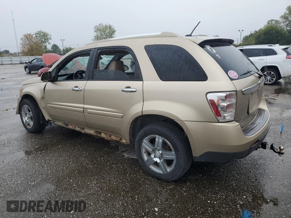 2008 Chevrolet Equinox LTZ with VIN 2CNDL83F386299697, listed as a Copart auction lot 72370814 with 123,041 mi miles and Salvage Title. Bid and sale history available at carsss.com. Image 2.