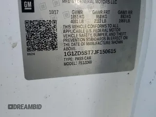 2018 Chevrolet Malibu LT with VIN 1G1ZD5ST7JF150615, listed as a Copart auction lot 53907155 with 116,158 mi miles and Clean Title. Bid and sale history available at carsss.com. Image 12.