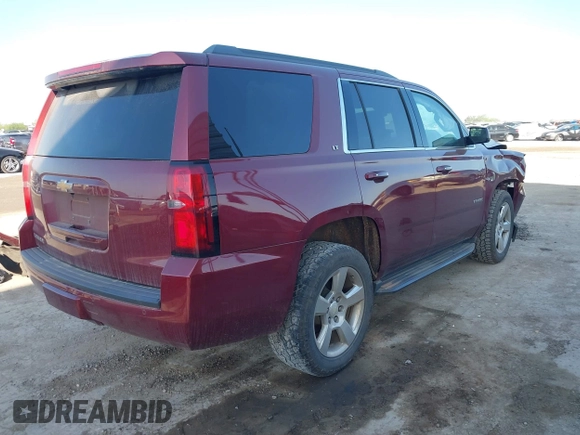 2016 Chevrolet Tahoe LT with VIN 1GNSKBKC7GR465751, listed as a IAAI auction lot 41983178 with 101,428 mi miles and . Bid and sale history available at DreamBid. Image 4.