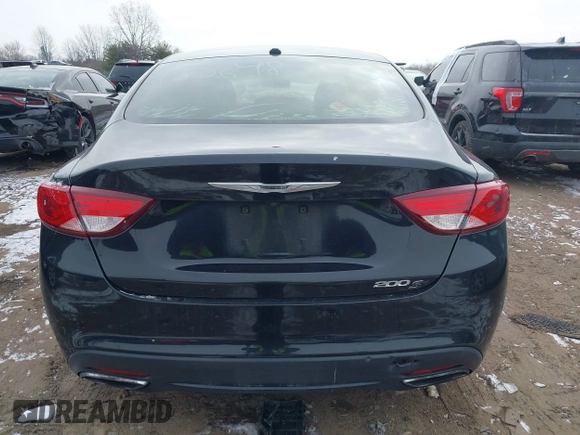 2016 Chrysler 200 S with VIN 1C3CCCBB0GN132648, listed as a IAAI auction lot 41641394 with 118,728 mi miles. Bid and sale history available at carsss.com. Image 16.
