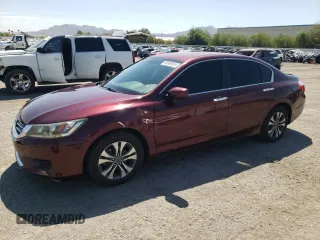 2014 Honda Accord LX with VIN 1HGCR2F38EA202796, listed as a Copart auction lot 66989954 with 91,024 mi miles and Salvage Title. Bid and sale history available at carsss.com. Image 1.