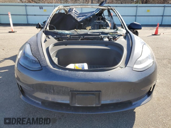 2022 Tesla Model 3 with VIN 5YJ3E1EA7NF335948, listed as a Copart auction lot 46820795 with Not Provided miles and Salvage Title. Bid and sale history available at DreamBid. Image 5.