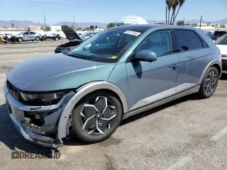 2024 Hyundai Ioniq 5 Limited z VIN KM8KR4DE9RU286833, wystawiony jako Copart lot #50217245 z przebiegiem 12 382 mil mil oraz Szkoda całkowita • Salvage title. Historia ofert i sprzedaży dostępna na DreamBid. Obrazek 1.